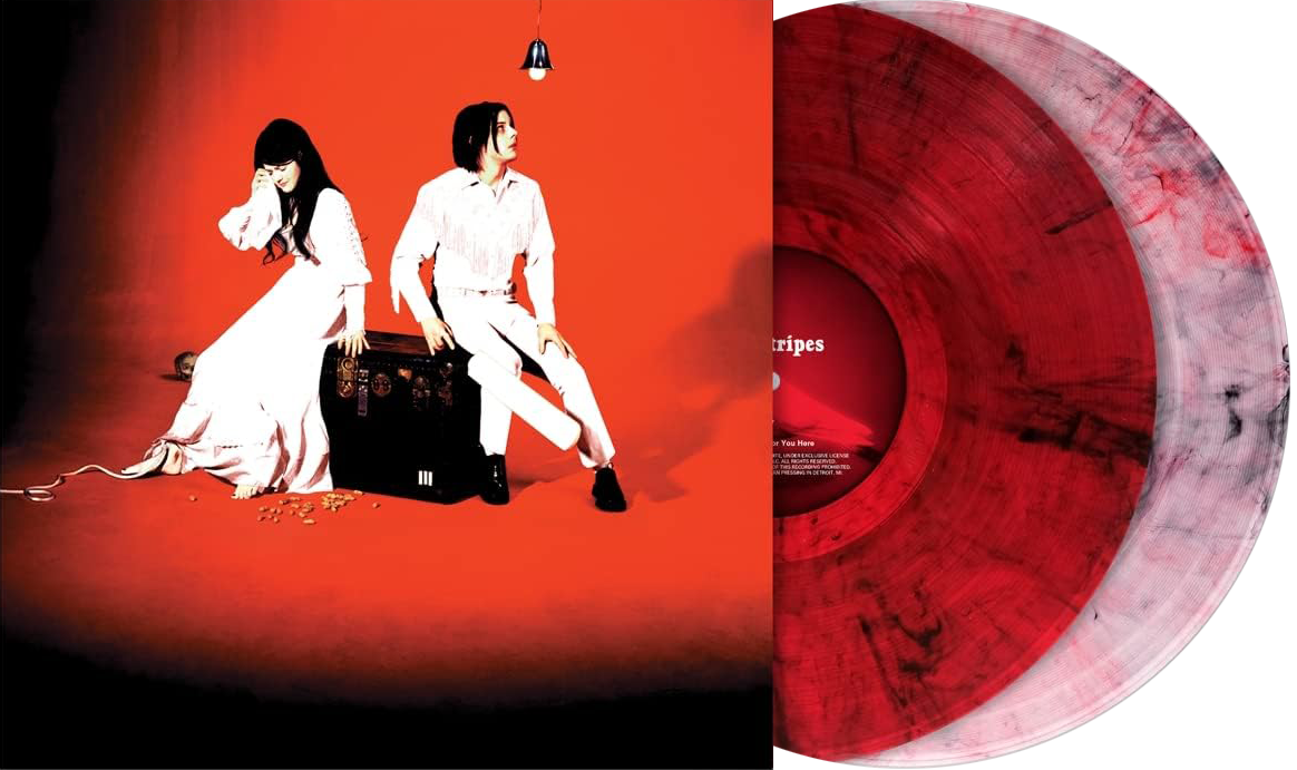 Image of Artwork for The White Stripes's Elephant (Limited Edition 20th Anniversary Vinyl) (White Iridescent + Red Translucent 2LP)
